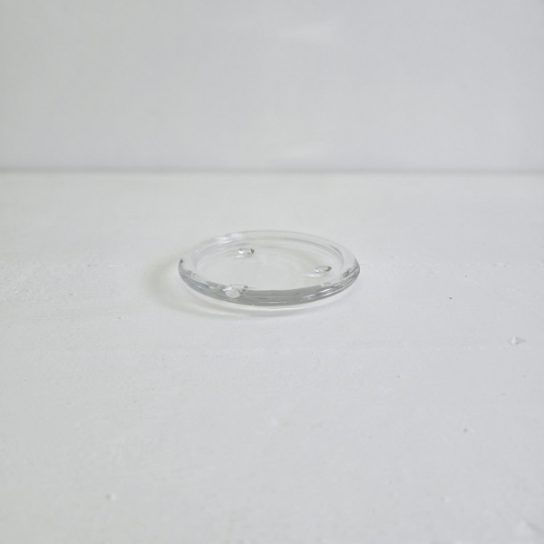 Glass Candle Tray
